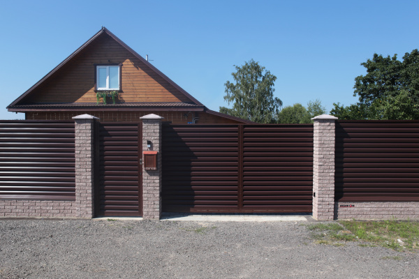 Ламель для забора жалюзи, Milan, 0.45 мм, PE-Double, RAL 8017