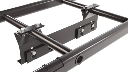 Лестница кровельная Borge, для фальцевой кровли, L=2700 мм RAL 8019