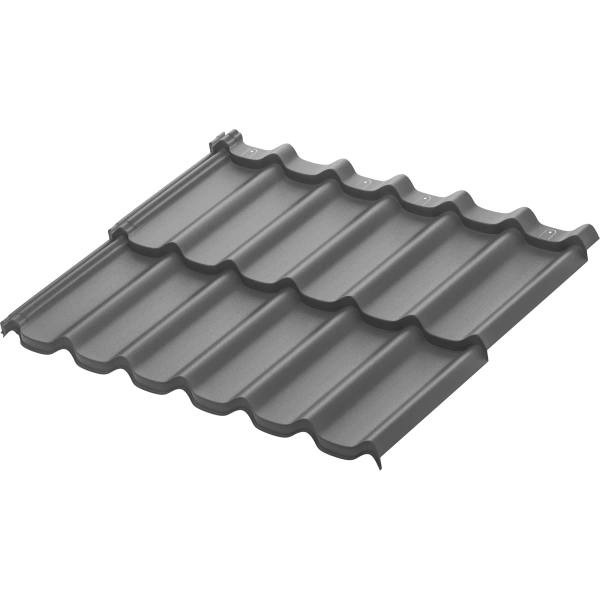 Модульная металлочерепица Aquasystem, Стокгольм XXL 1185х875 мм 0.5 мм, Rooftop Бархат, RAL 7024