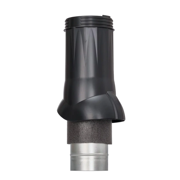 Вентиляционный выход Gervent Static 150/ИЗ/160 мм черный