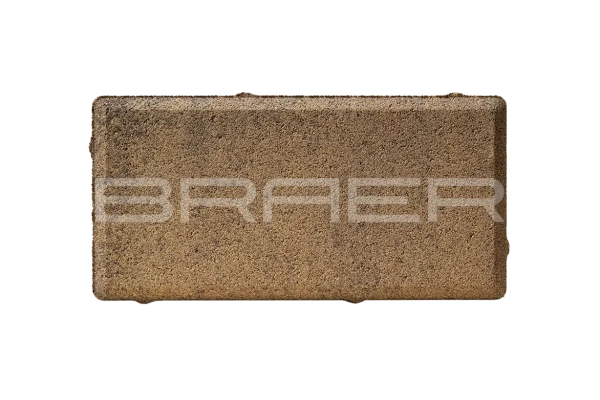Тротуарная плитка Braer Прямоугольник 40 мм 200х100 мм, цвет: Color Mix Прайд