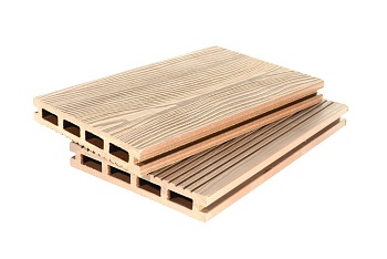 Террасная доска Grand Line 3D 140 мм, L= 4000 мм цвет: золотой