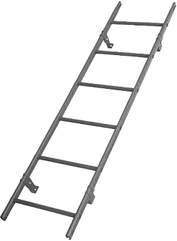 Лестница кровельная, универсальная Roofsystems Prestige 400, L=1800 мм RAL 7004