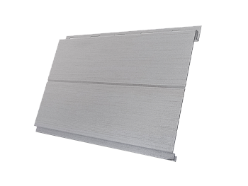 Металлический сайдинг Grand Line, Вертикаль Line 0.45 мм, Print Elite, Milky Wood TwinColor