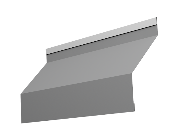 Ламель для забора жалюзи, Milan, с пленкой 0.45 мм, PE, RAL 9006