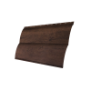 Металлический сайдинг Grand Line, Блок-хаус новый 0.45 мм, Print Elite, Antique Wood TwinColor