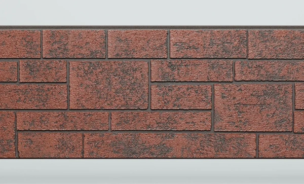 Панель FCS Simple под Кирпич, 15 мм, 360х1480 мм цвет: AA8115