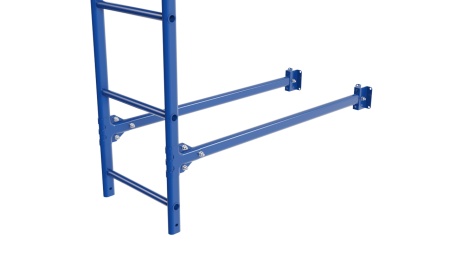 Фасадная лестница Borge, верхняя секция, L=2700 мм RAL 5005