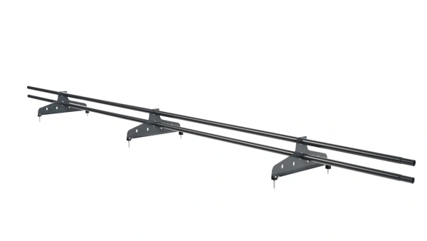 Снегозадержатель универсальный NewLine L=3000 мм, 3 опоры, 2 трубы, круг Ø25 мм, RAL 7016