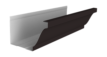 Желоб прямоугольный Vortex Lite Matt Ø 130 мм, L=3000 мм, RAL 9005