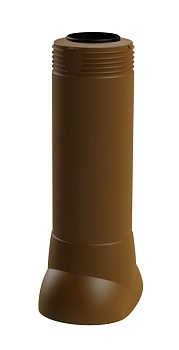 Вентиляционный выход канализации Vilpe, 110/ ИЗ/ 500 шоколадный