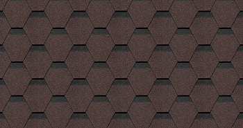 Битумная черепица, Docke, Premium, Шеффилд цвет: корица, 3 м² / уп.