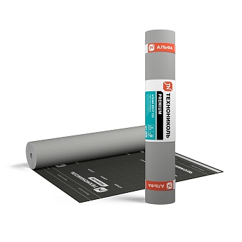 Технониколь Альфа Вент 130 ТПУ, гидро-ветрозащитная диффузионная мембрана, 75 м²