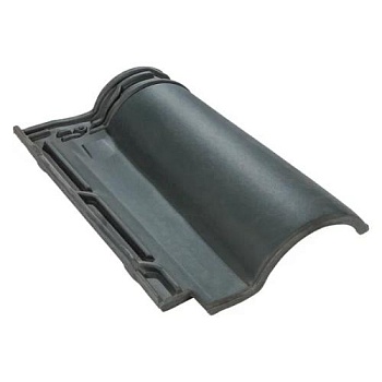 Керамическая черепица Rongguan Roman, цвет: состаренный черный