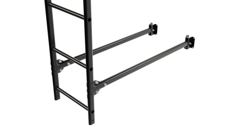 Фасадная лестница Borge, нижняя секция, L=1800 мм RAL 9005