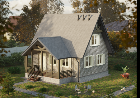 Битумная черепица, Docke, Premium, Цюрих цвет: черника, 3.1 м² / уп.