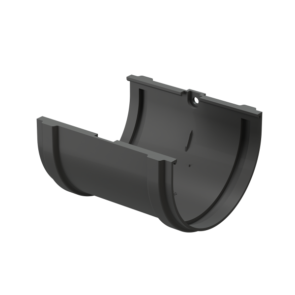 Соединитель желобов, Docke Premium, Ø120 мм, цвет: графит