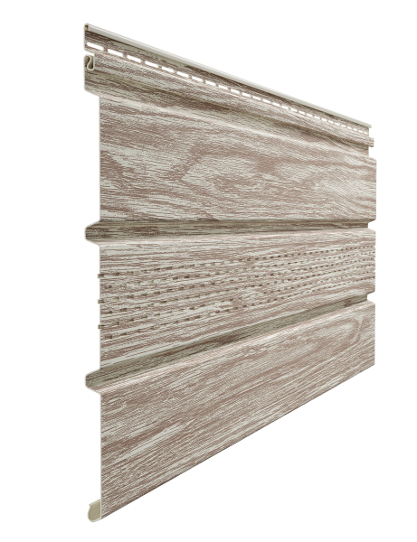 Софит пвх Docke, центральная перфорация, L=3000 мм серия Lux под дерево, цвет: орех