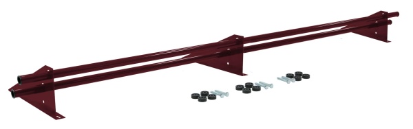 Снегозадержатель трубчатый, универсальный Optima, L=3000 мм, 3 опоры, 2 трубы, круг Ø25 мм RAL 3005