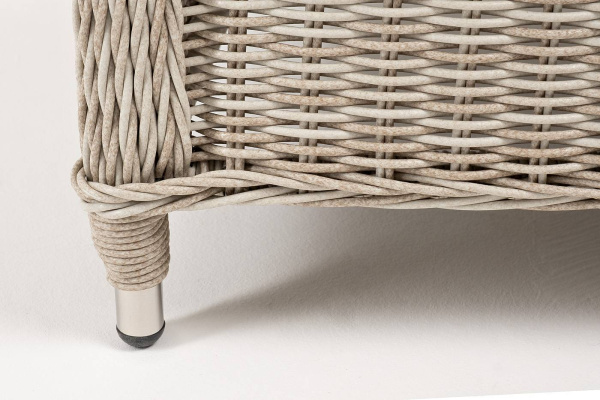 Кресло плетеное из искусственного ротанга, Гляссе бежевый