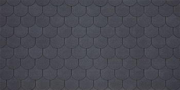 Битумная черепица Tegola Comfort, Assisi цвет: ardesia 468 / темно-серый, 2,9 м² / уп.