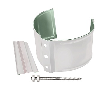 Кронштейн трубы на кирпич Grand Line Ø 100 мм PE, RAL 9003