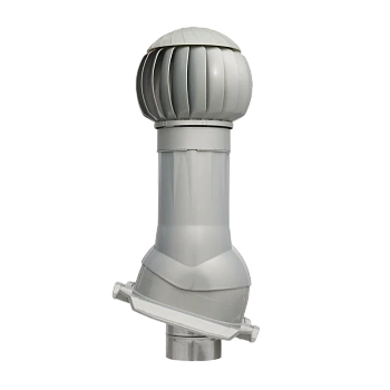 Комплект вентиляции Gervent для профлиста-21 125/ИЗ/160 мм серебристый