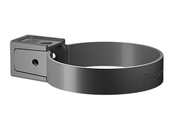 Хомут трубы универсальный, Docke Premium, Ø85 мм, цвет: графит