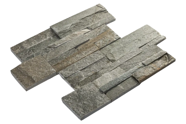 Сланец, 3D панель из камня, 350х180 мм, Modern Grey Slate