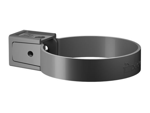 Хомут трубы универсальный, Docke Premium, Ø85 мм, цвет: графит