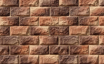 Фасадная плитка White Hills Тилл под Камень, цвет: 450-40 / коричневый