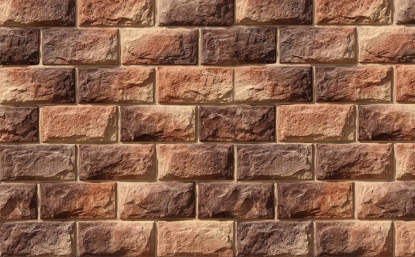 Фасадная плитка White Hills Тилл под Камень, цвет: 450-40 / коричневый