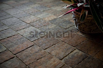 Тротуарная плитка Steingot Гранито 60 мм 160/175/215 х 85/125/160 мм, цвет: Stein Bronze