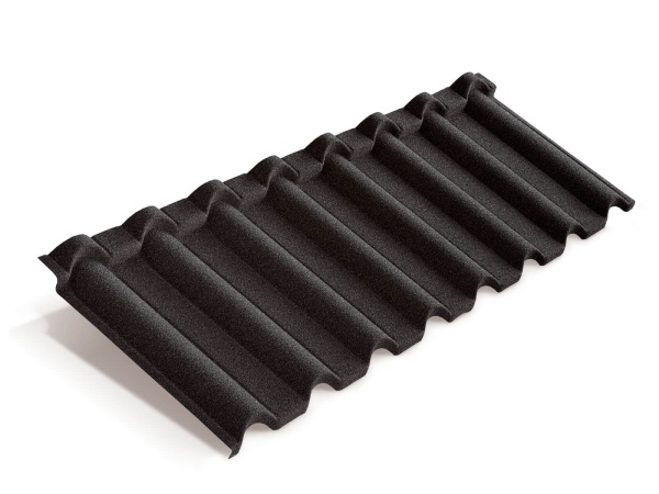 Композитная черепица Metrotile Gallo 1315 х 418 мм Цвет: черный