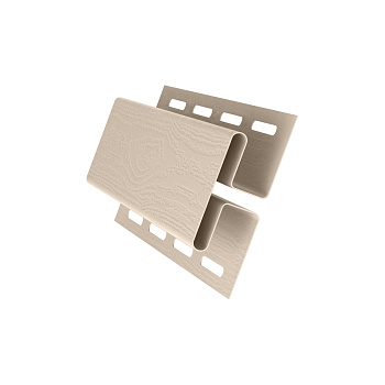 H-профиль пвх, Grand Line, L=3000 мм серия Classic Standart, цвет: слоновая кость