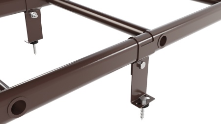 Лестница кровельная Borge, универсальная, L=2700 мм RAL 8017