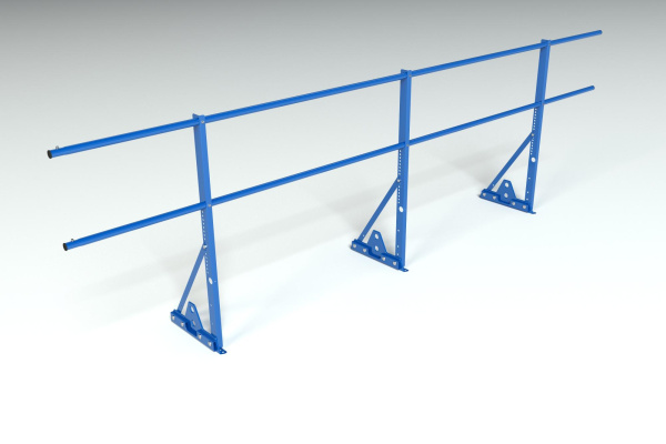 Ограждение кровельное для фальцевой кровли Roofsystems Econom Smart фальц, H=900 мм RAL 5005, L=3000 мм