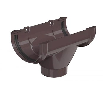Воронка желоба Технониколь, оптима Ø 120 мм, цвет: темно-коричневый
