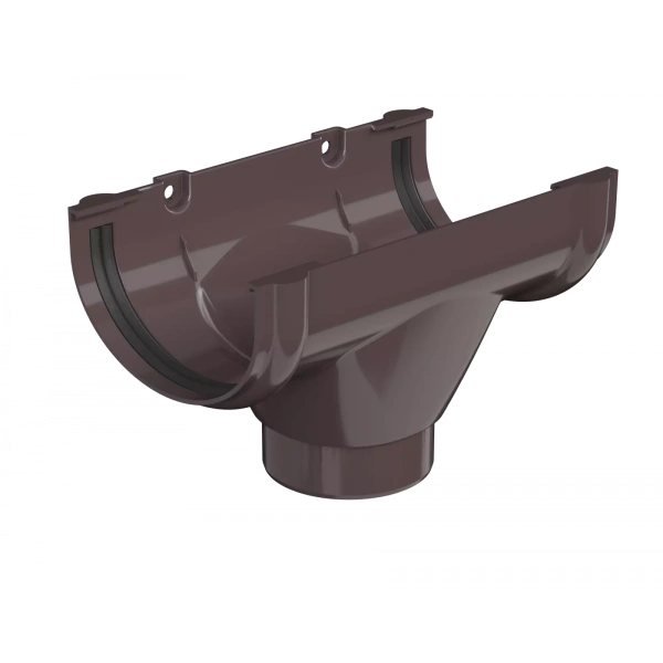 Воронка желоба Технониколь, оптима Ø 120 мм, цвет: темно-коричневый