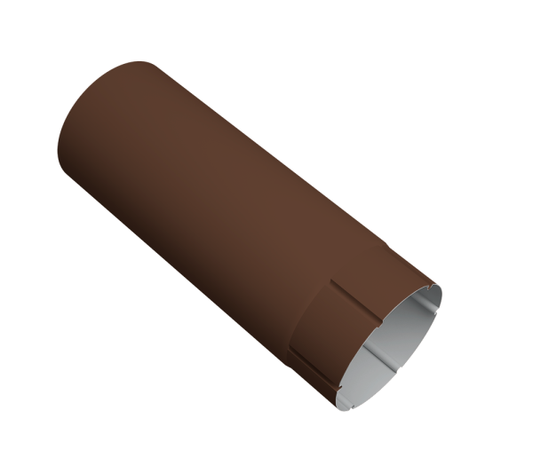 Труба круглая Vortex Project Ø210\145 мм, L=2000 мм, RAL 8017