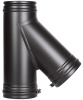 Тройник 45° Schiedel Permeter 25, Ø130/180 мм черный