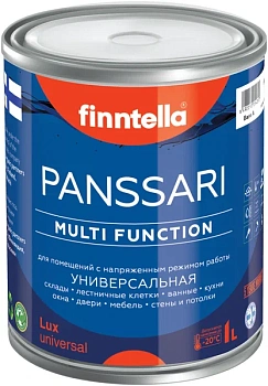 Краска Finntella, Panssari, алкидная универсальная полуглянцевая блеск 40, уп. 0.45 л колеровка