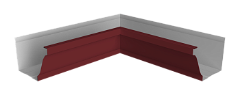 Угол желоба внутренний 90° Vortex Lite, Ø 130 мм, RAL 3005