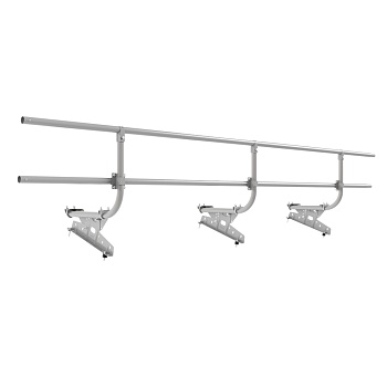 Ограждение кровельное для металлочерепицы Borge, H=600 мм, L= 3000 мм RAL 7004