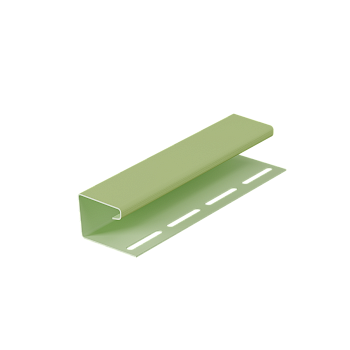 J-профиль пвх, Docke, L=3000 мм серия Premium, цвет: киви