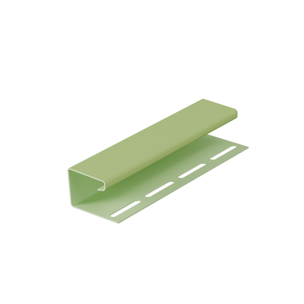 J-профиль пвх, Docke, L=3000 мм серия Premium, цвет: киви