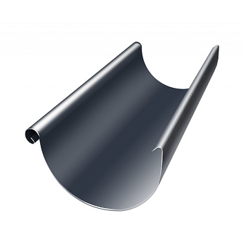 Желоб водосточный, Grand Line Ø 125 мм, L=3000 мм, PU Matte, RAL 7024