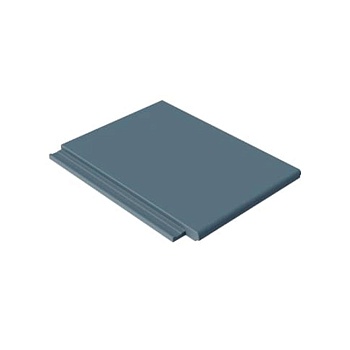 Рядовая черепица Braas Тегалит 420х330 мм цвет: графит