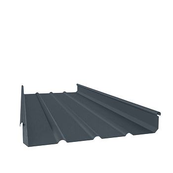 Промышленный алюминиевый фальц 1.0 мм, PE, RAL 7016, 600 мм