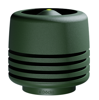 Колпак выхода вентиляции Docke, 125 мм зеленый